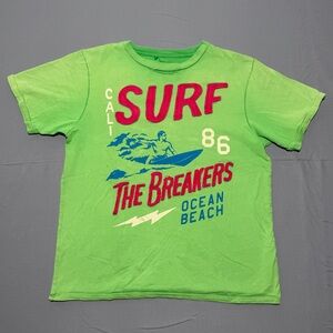 Green 'Surf The Breakers' GapKids Graphic Tee